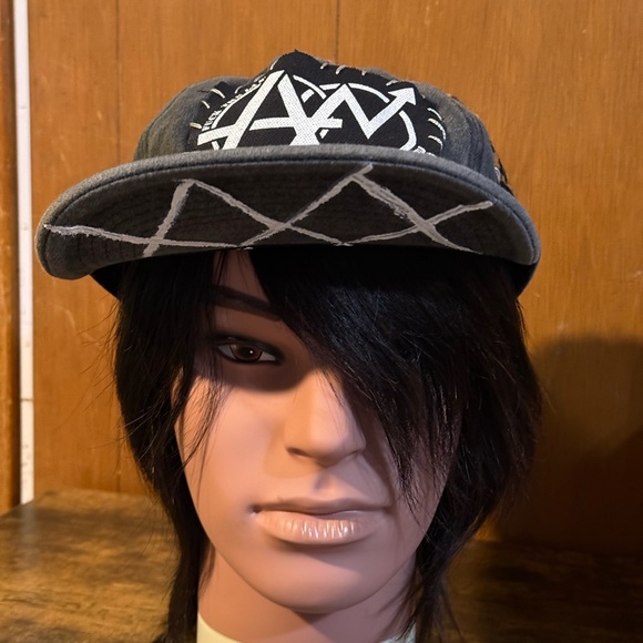 Custom Reworked Crust Punk Hat Cap - Picture 3 of 6